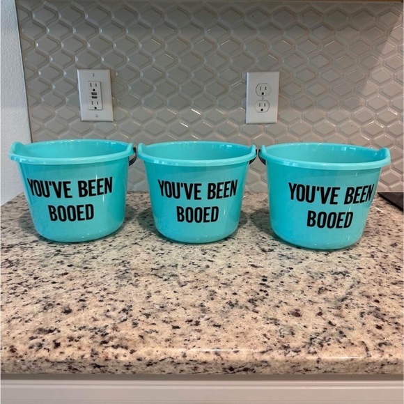 Target Holiday Target Blue Youve Been Booed Halloween Candy Buckets